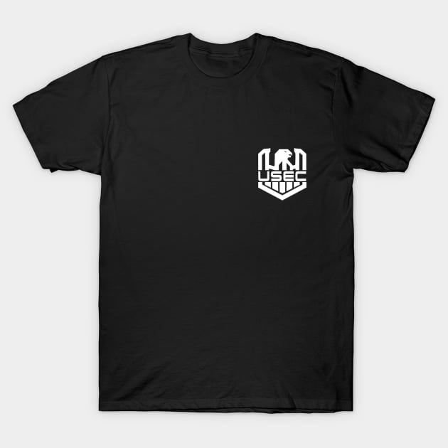 Escape From Tarkov USEC litle wnite logo T-Shirt by Random_Design